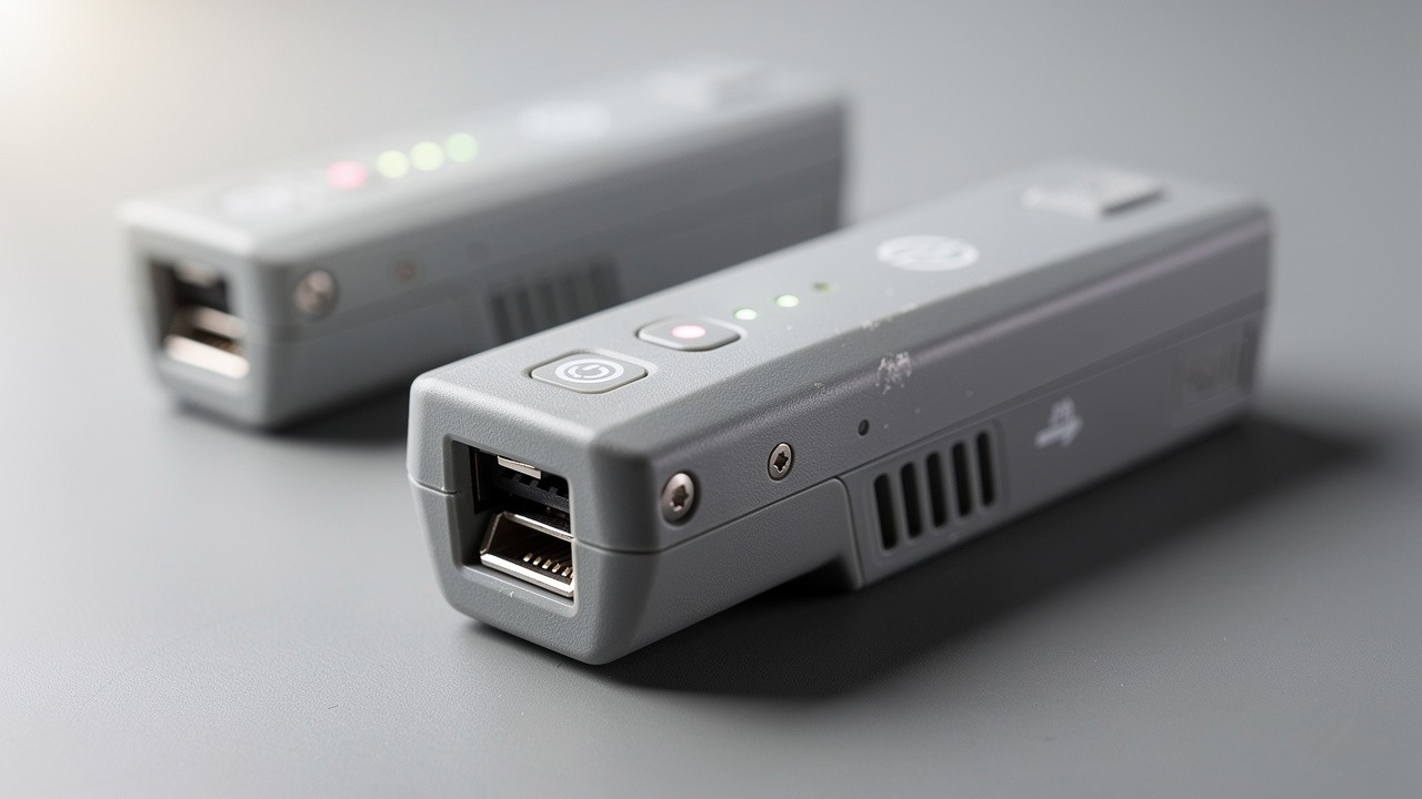 Multiple drone batteries showing proper care