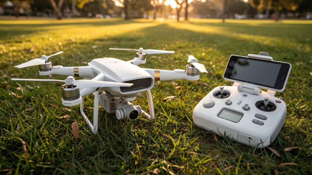 Beginner drone flying outdoors in Australia, featured in 2026 guide to the best drones for beginners