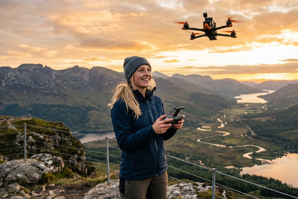 Aerial view of scenic Australian landscapes captured by a drone